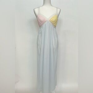 Vintage Babydoll Nightgown Slip Fairycore Maxi Dress Made in the USA size Small